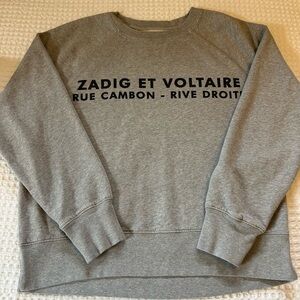 Zadig & Voltaire Gray Sweater